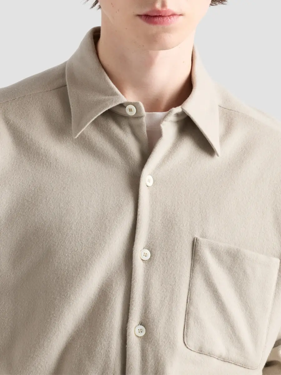 Prada Men's Cashmere Shirt | Thumbnail 5