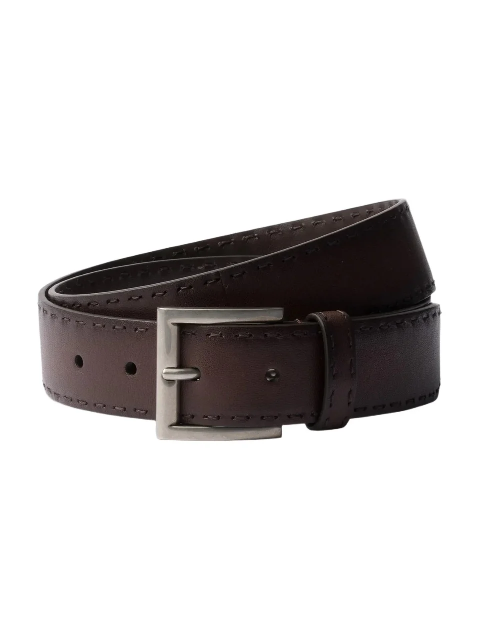 Prada Men's Antiqued Leather Belt