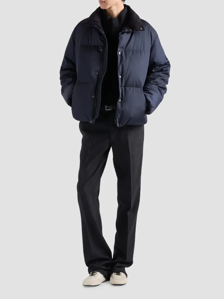 Prada Men's Medium-Weight Re-Nylon Down Jacket | Thumbnail 2