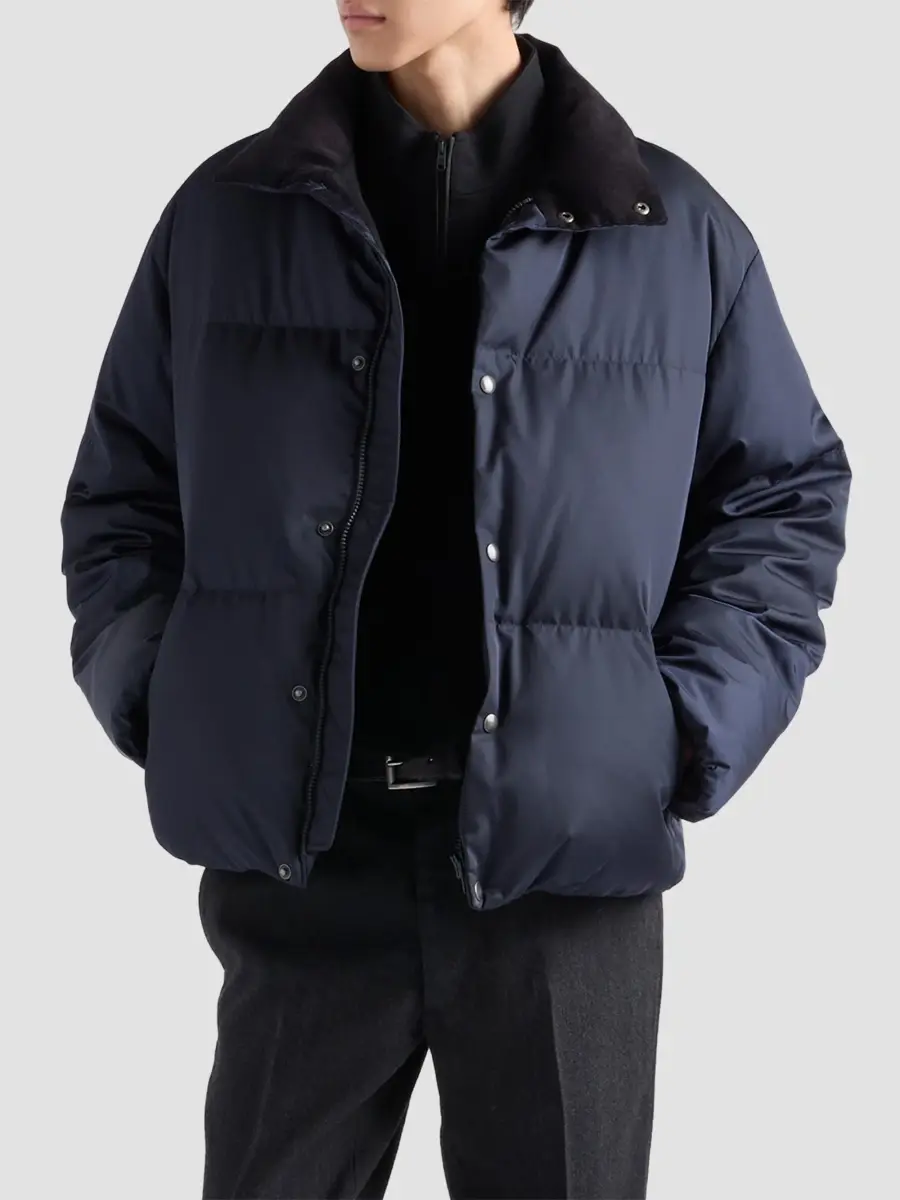 Prada Men's Medium-Weight Re-Nylon Down Jacket | Thumbnail 3