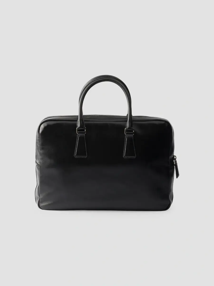 Prada Men's Leather Work Bag | Thumbnail 5 Prada Men's Leather Work Bag | Thumbnail 5