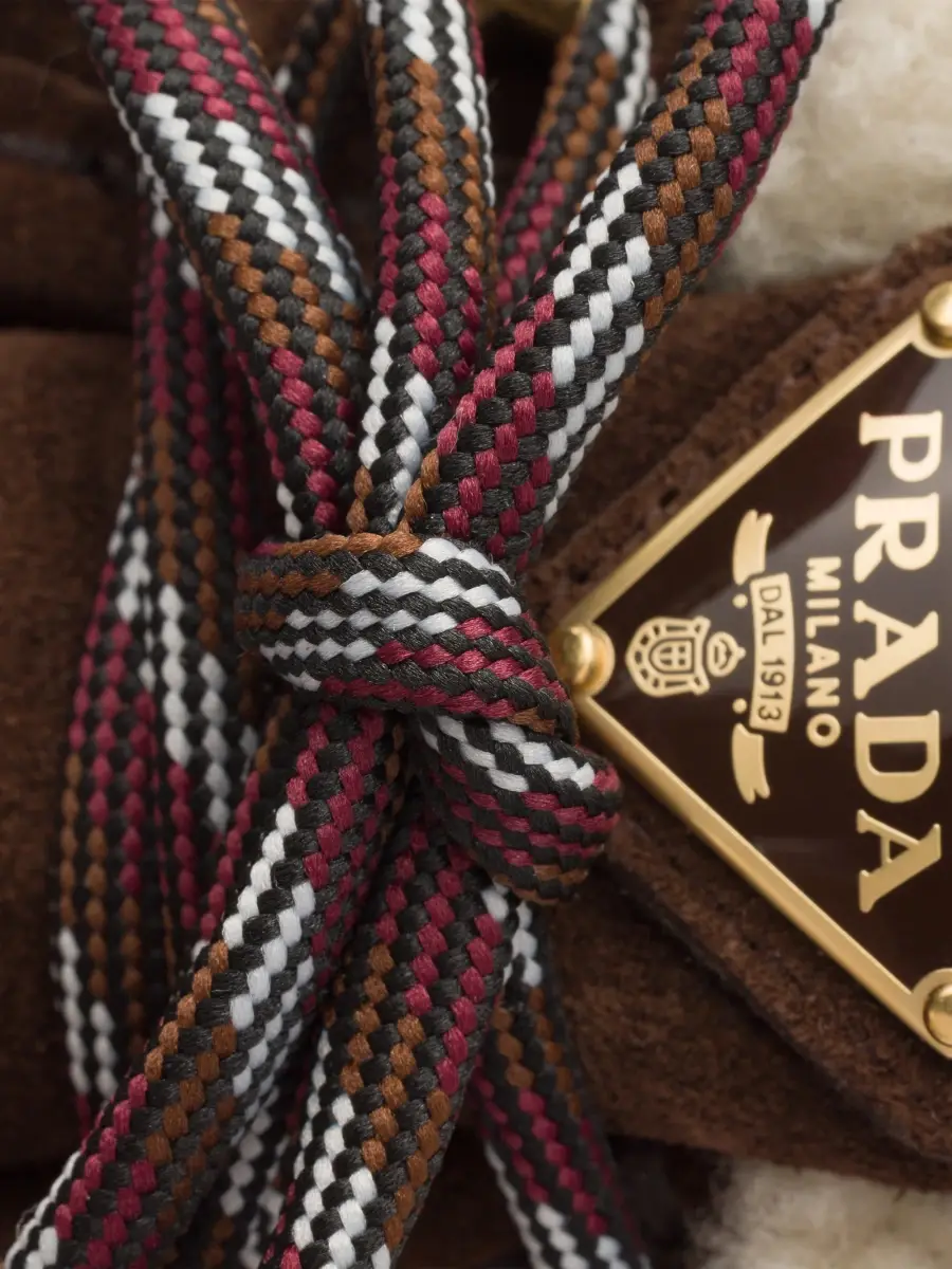 Prada Women's Shearling Lined Suede Booties | Thumbnail 5