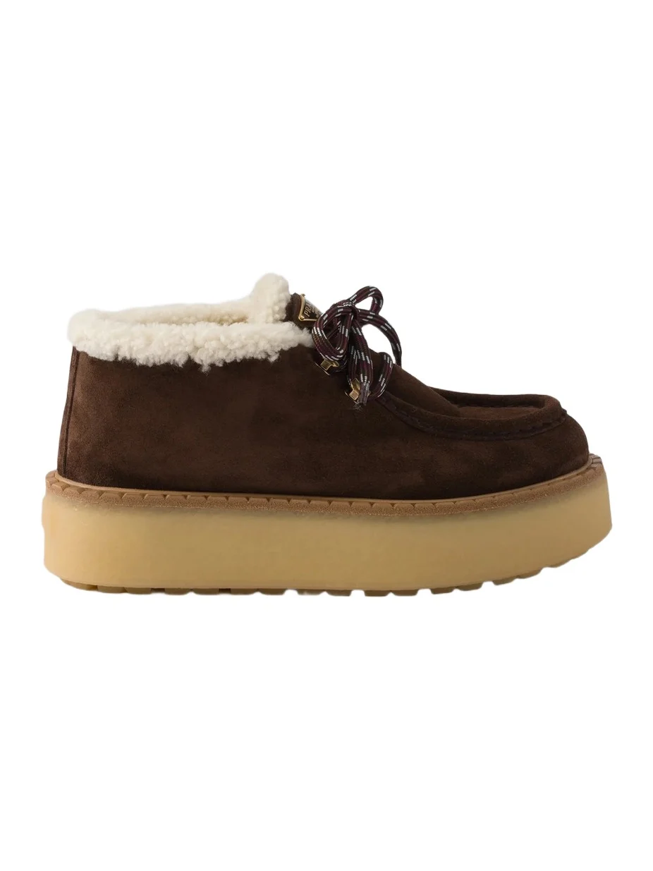Women's Shearling Lined Suede Booties Women's Shearling Lined Suede Booties