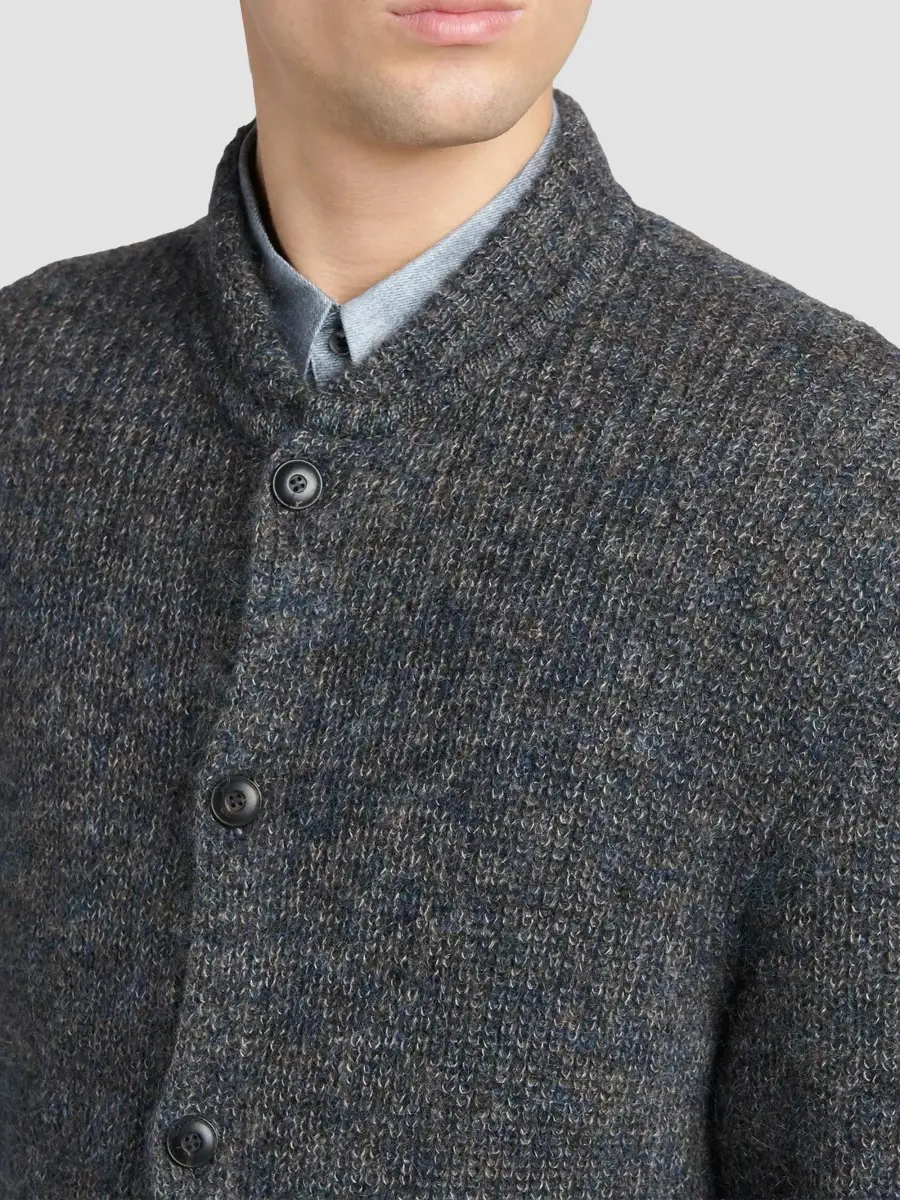 Giorgio Armani Men's Mohair-Blend Cardigan | Thumbnail 5 Giorgio Armani Men's Mohair-Blend Cardigan | Thumbnail 5