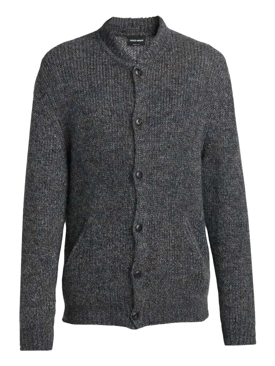Giorgio Armani Men's Mohair-Blend Cardigan