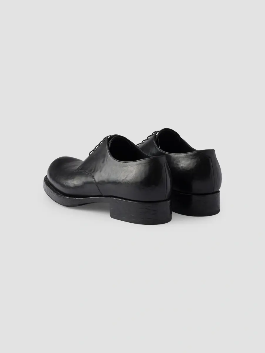 Prada Men's Antiqued Leather Lace-Up Shoes | Thumbnail 2 Prada Men's Antiqued Leather Lace-Up Shoes | Thumbnail 2