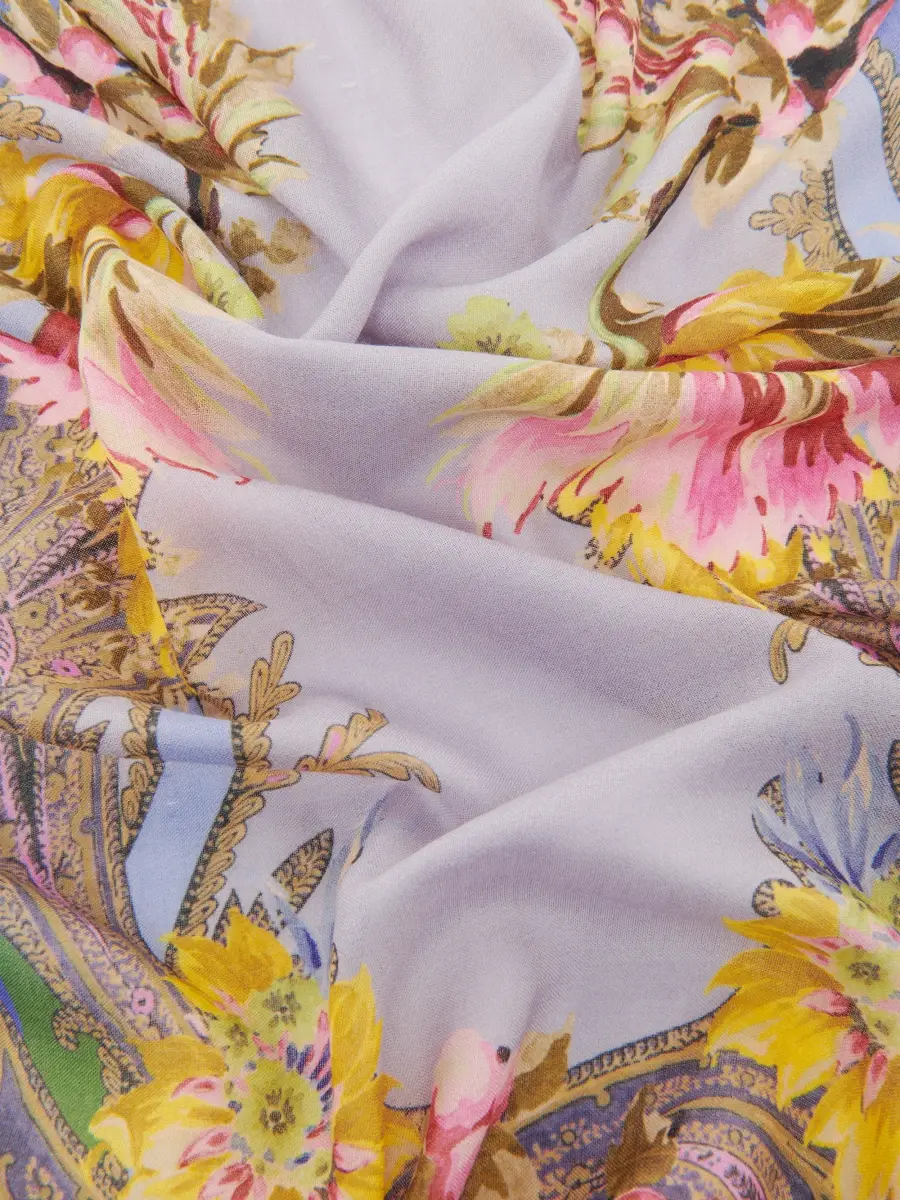 Etro Women's Printed Cashmere-Blend Scarf | Thumbnail 5 Etro Women's Printed Cashmere-Blend Scarf | Thumbnail 5