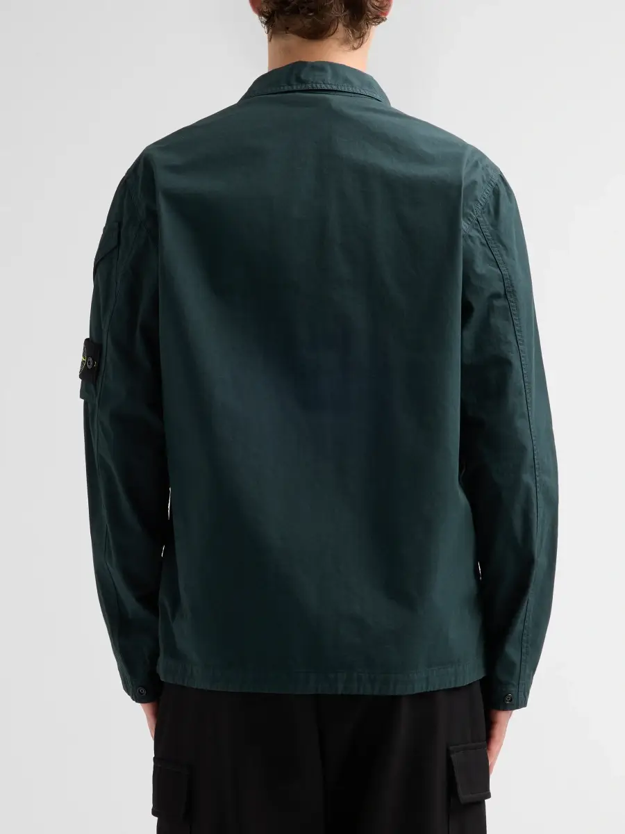Stone Island Men's Camicia Cotton Full-Zip Jacket | Thumbnail 3 Stone Island Men's Camicia Cotton Full-Zip Jacket | Thumbnail 3