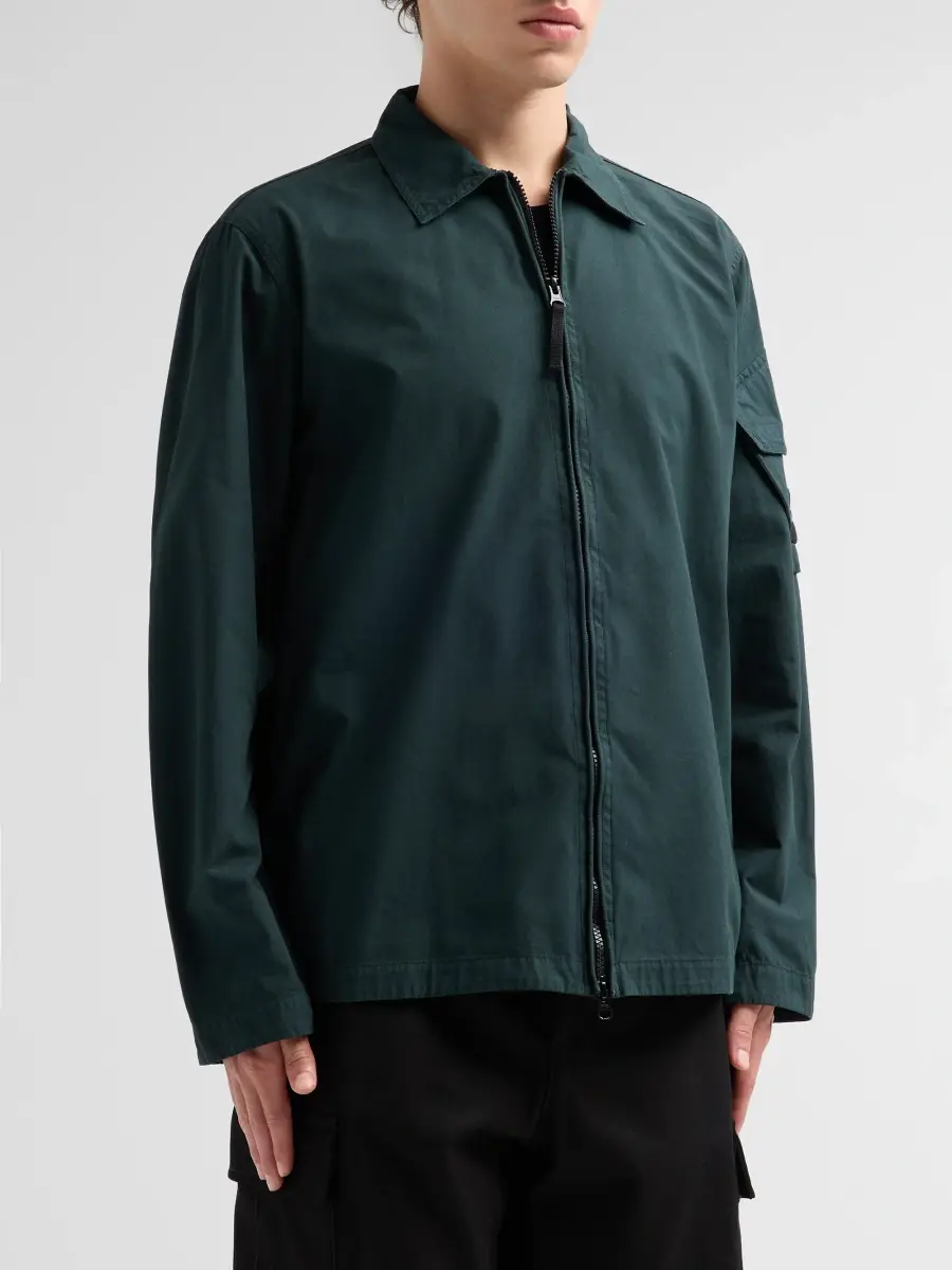 Stone Island Men's Camicia Cotton Full-Zip Jacket | Thumbnail 5 Stone Island Men's Camicia Cotton Full-Zip Jacket | Thumbnail 5