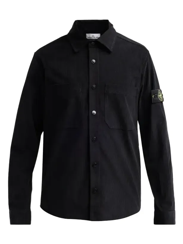 Stone Island Men's Camicia Cotton Corduroy Shirt