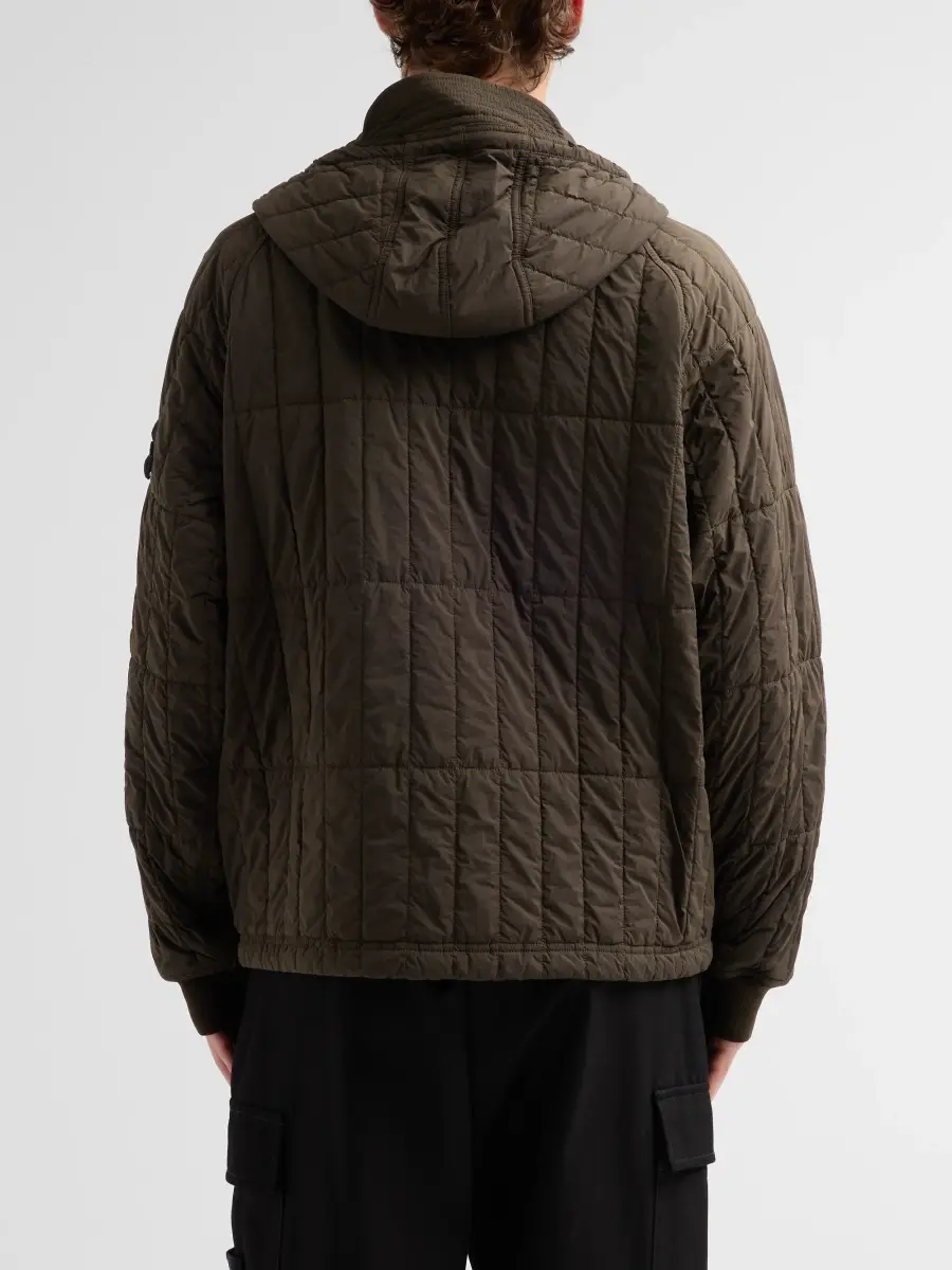 Stone Island Men's Capospalla Quilted Nylon Hooded Jacket | Thumbnail 3 Stone Island Men's Capospalla Quilted Nylon Hooded Jacket | Thumbnail 3