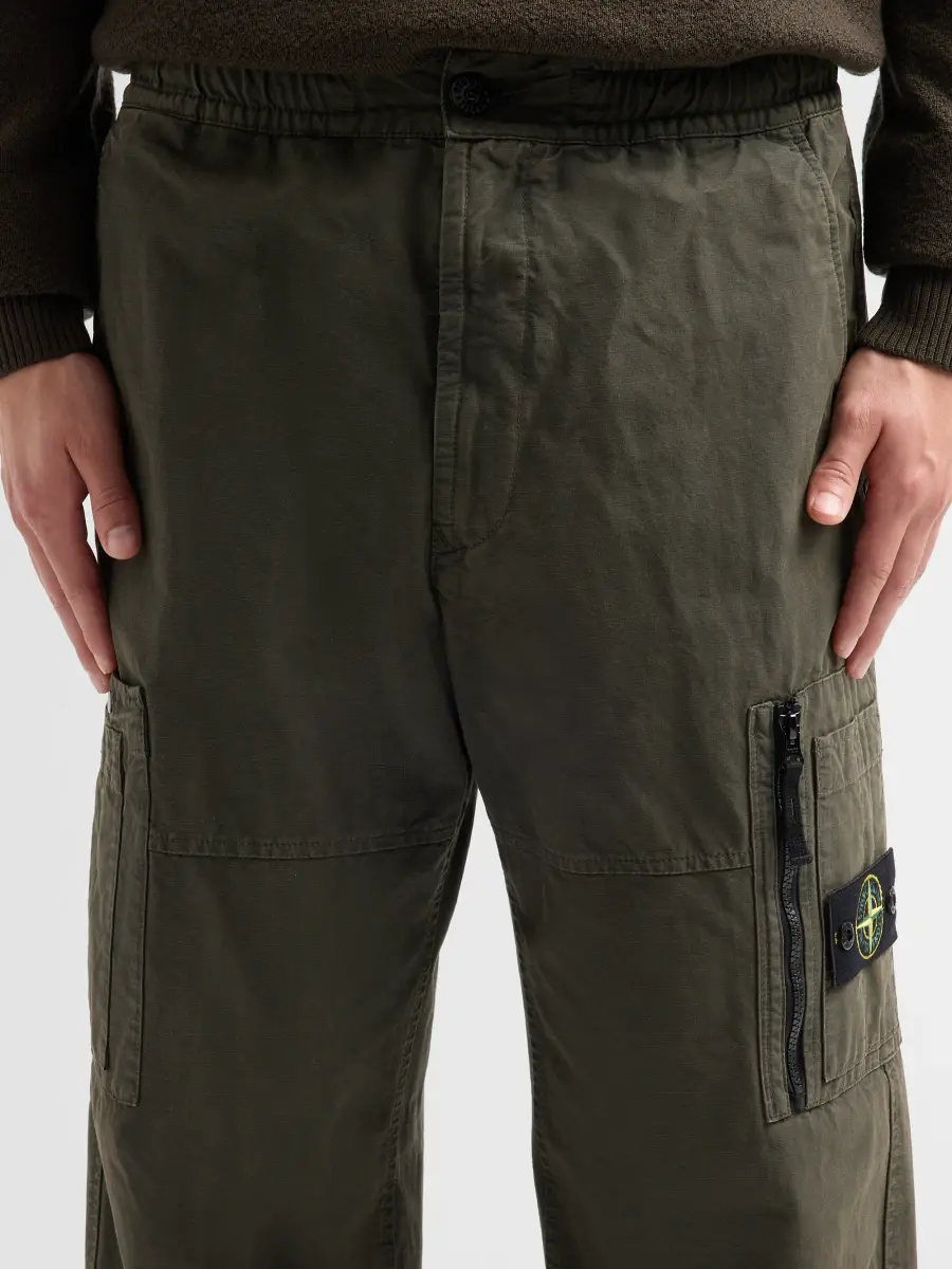 Stone Island Men's Cotton Cargo Pants | Thumbnail 5