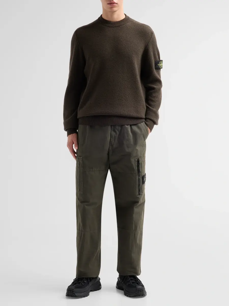 Stone Island Men's Maglieria Wool Crewneck Sweater | Thumbnail 2 Stone Island Men's Maglieria Wool Crewneck Sweater | Thumbnail 2