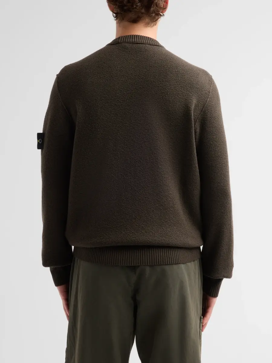 Stone Island Men's Maglieria Wool Crewneck Sweater | Thumbnail 3 Stone Island Men's Maglieria Wool Crewneck Sweater | Thumbnail 3