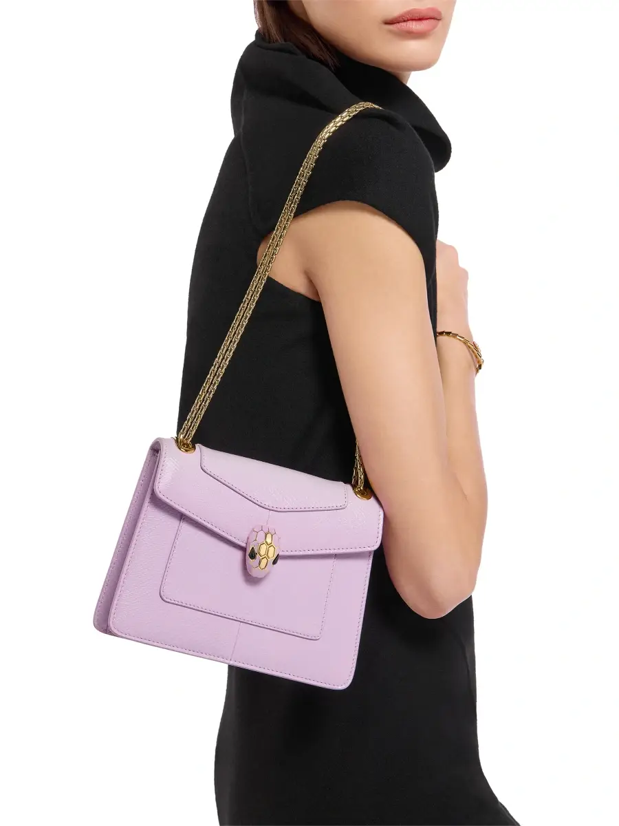 BVLGARI Women's Serpenti Leather Crossbody Bag | Thumbnail 2 BVLGARI Women's Serpenti Leather Crossbody Bag | Thumbnail 2