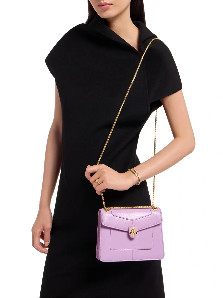 BVLGARI Women's Serpenti Leather Crossbody Bag | Thumbnail 3 BVLGARI Women's Serpenti Leather Crossbody Bag | Thumbnail 3