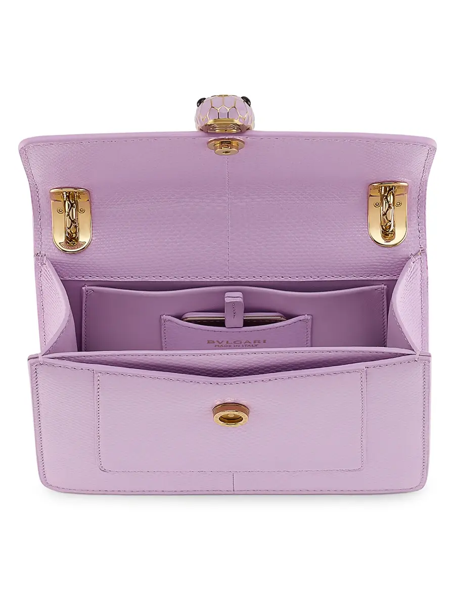 BVLGARI Women's Serpenti Leather Crossbody Bag | Thumbnail 4 BVLGARI Women's Serpenti Leather Crossbody Bag | Thumbnail 4