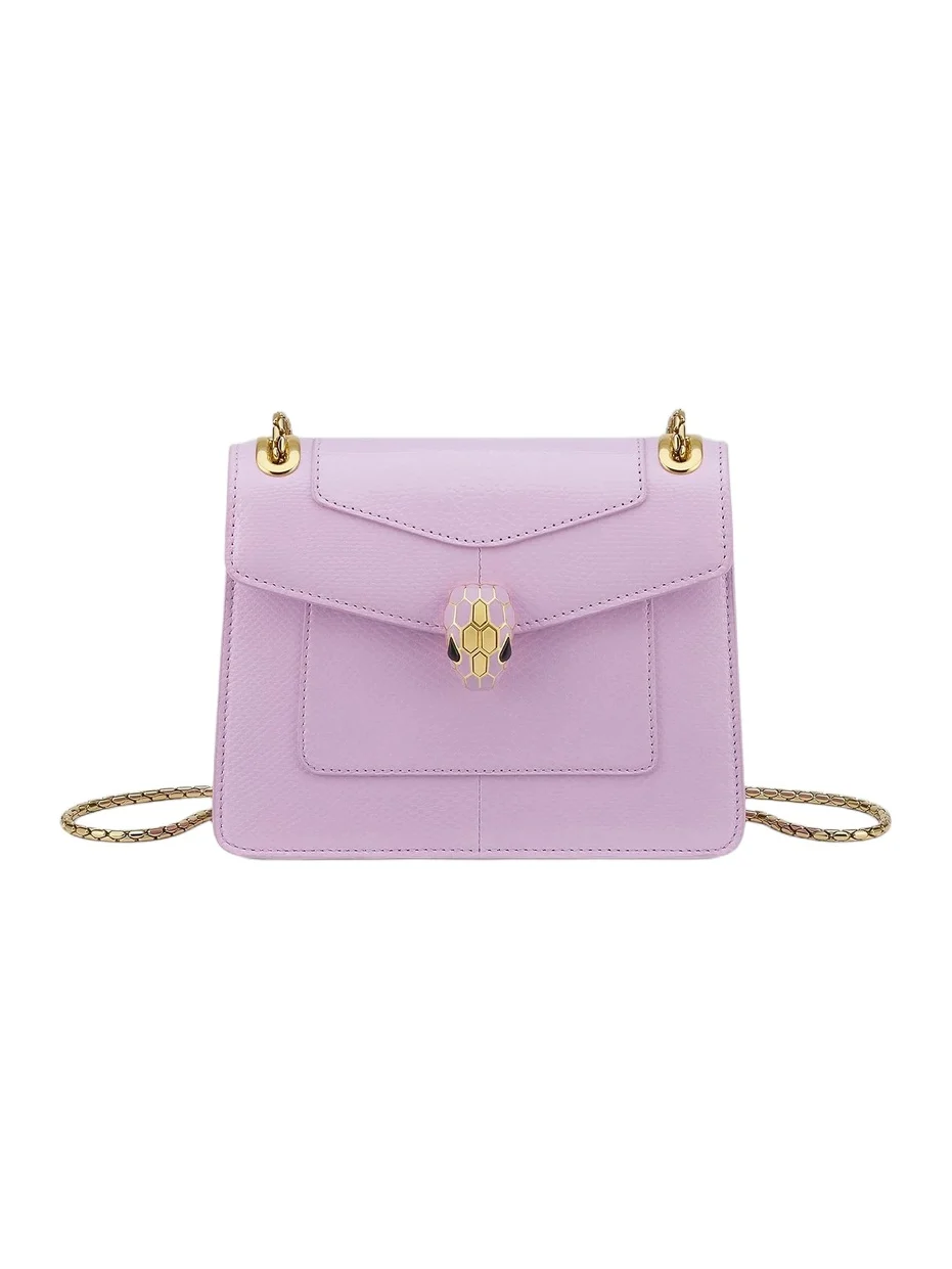 Women's Serpenti Leather Crossbody Bag