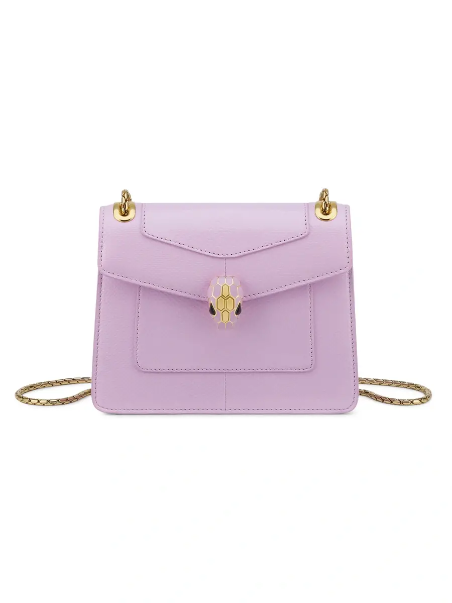 BVLGARI Women's Serpenti Leather Crossbody Bag