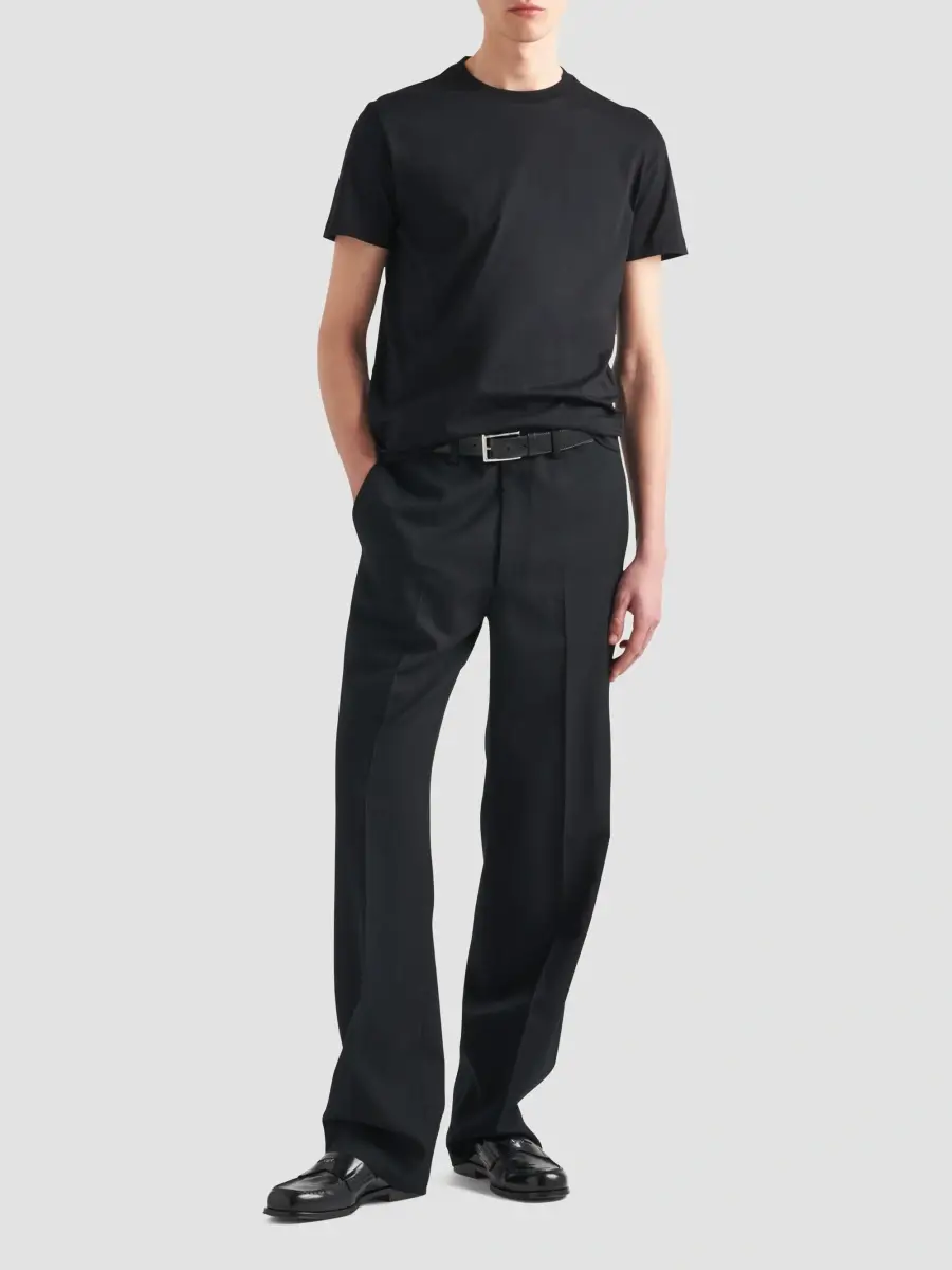 Prada Men's Three-Pack Cotton T-Shirts | Thumbnail 2