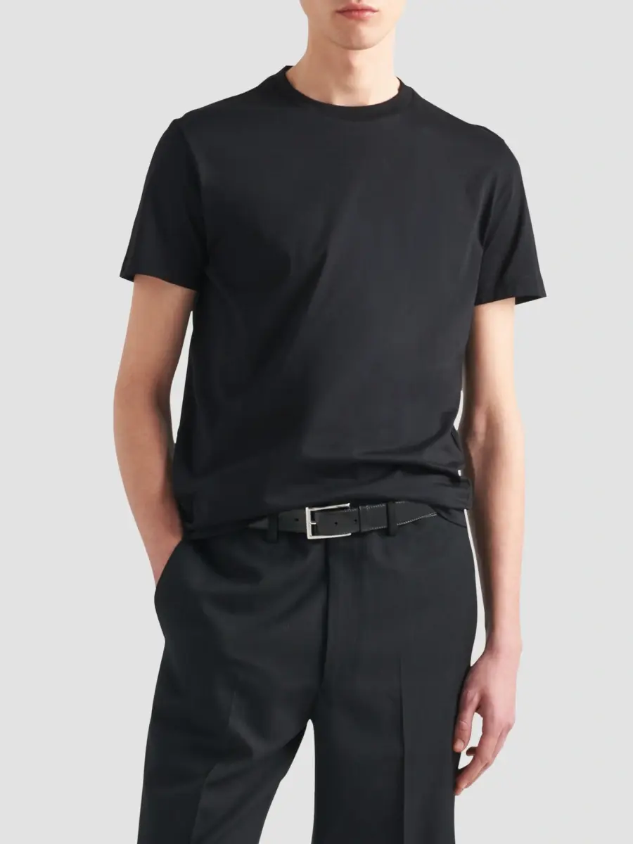 Prada Men's Three-Pack Cotton T-Shirts | Thumbnail 3