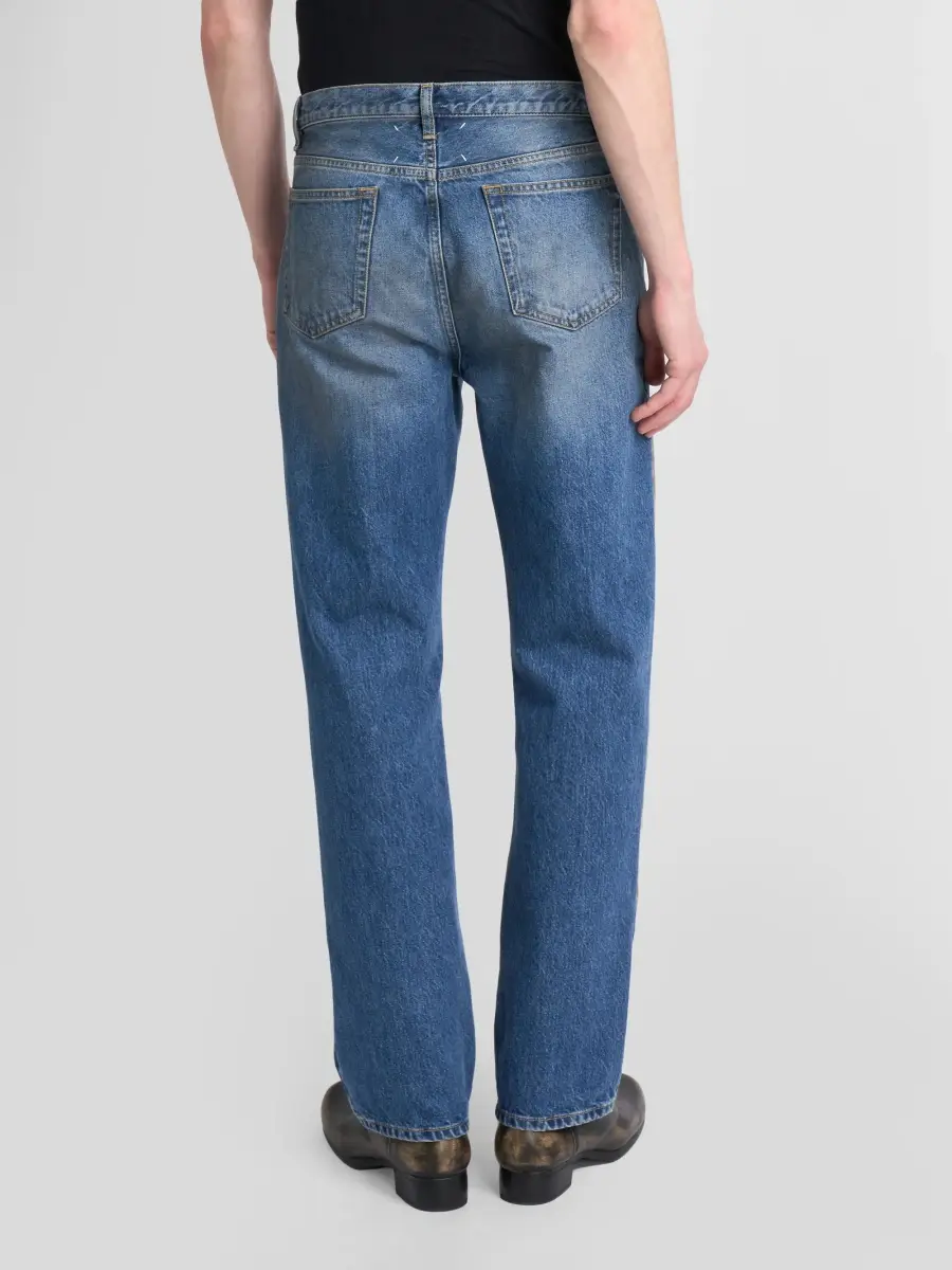 Maison Margiela Men's Flocked Patch Jeans | Thumbnail 3