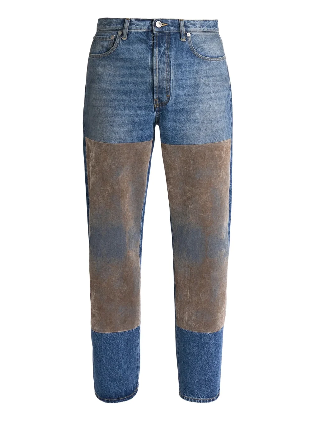 Men's Flocked Patch Jeans Men's Flocked Patch Jeans