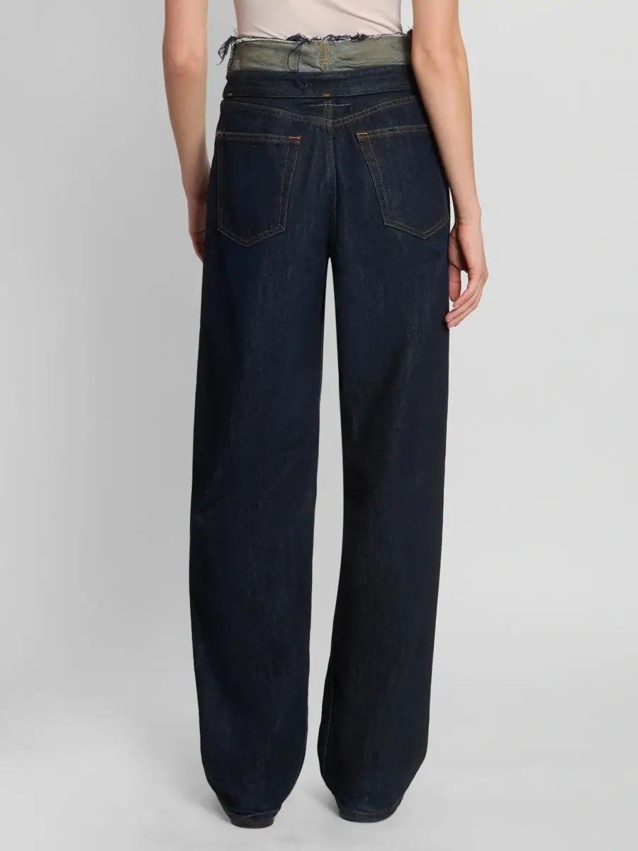 MM6 Maison Martin Margiela Women's Distressed Mid-Rise Jeans | Thumbnail 3 MM6 Maison Martin Margiela Women's Distressed Mid-Rise Jeans | Thumbnail 3