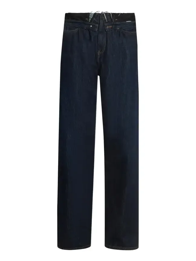 Women's Distressed Mid-Rise Jeans Women's Distressed Mid-Rise Jeans