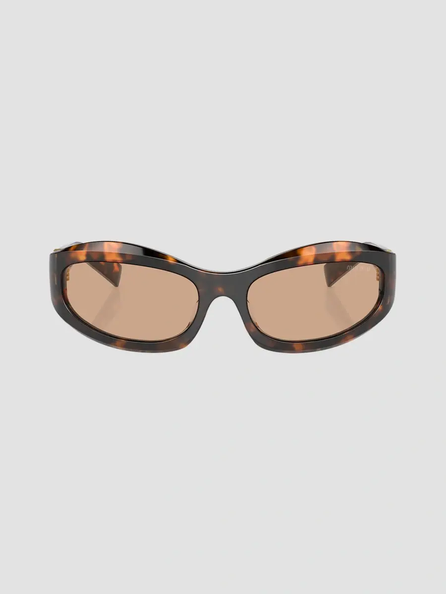 Miu Miu Women's Logo Oval Sunglasses | Thumbnail 2 Miu Miu Women's Logo Oval Sunglasses | Thumbnail 2