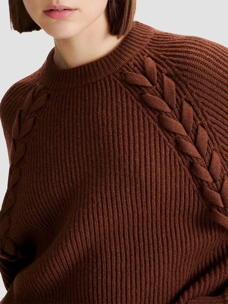 Marella Women's Pure Wool Fisherman's Rib Jumper | Thumbnail 5 Marella Women's Pure Wool Fisherman's Rib Jumper | Thumbnail 5