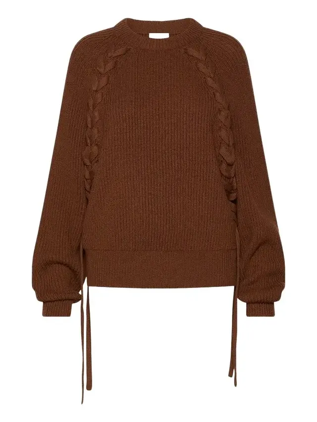 Marella Women's Pure Wool Fisherman's Rib Jumper