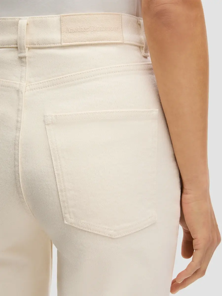 Another Tomorrow Women's Slim Denim Jeans | Thumbnail 4 Another Tomorrow Women's Slim Denim Jeans | Thumbnail 4