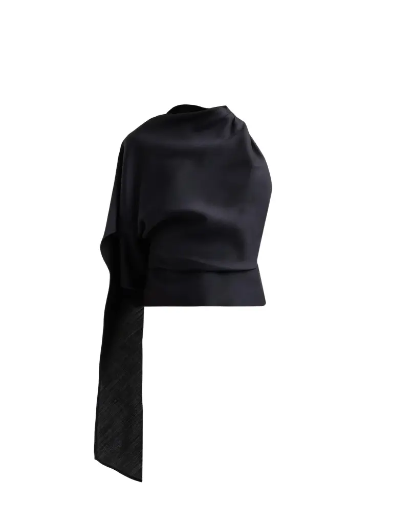 RÓHE Women's Draped Open Back Top