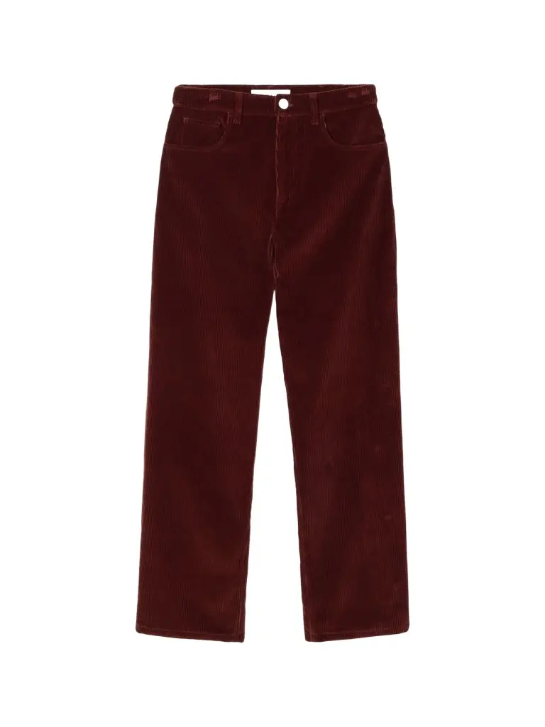 Women's Bruun Corduroy Mid-Rise Straight-Leg Pants Women's Bruun Corduroy Mid-Rise Straight-Leg Pants