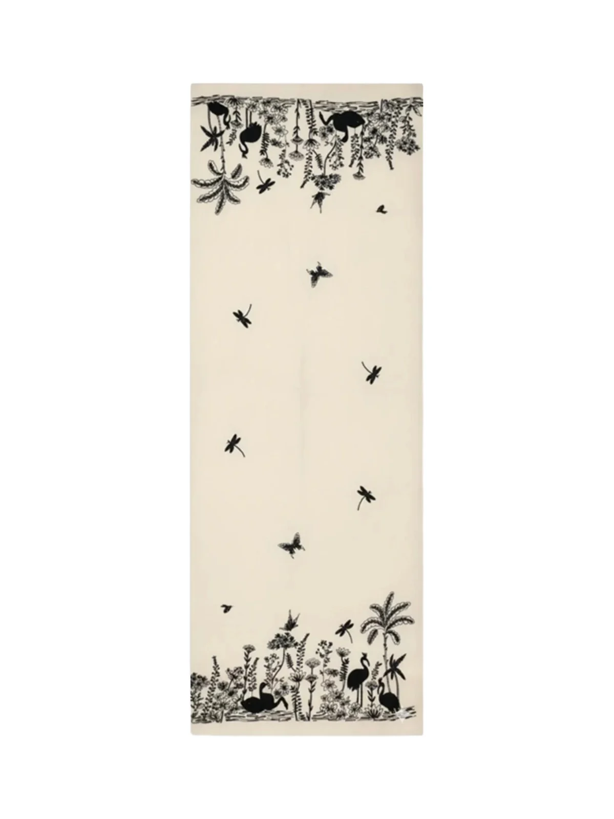 Women's Nature's Nest Embroidered Merino Wool Scarf Women's Nature's Nest Embroidered Merino Wool Scarf