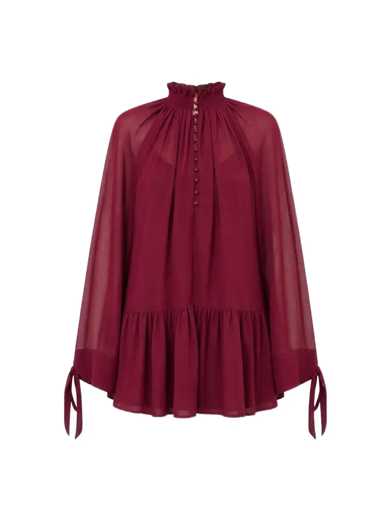 Nicholas the Label Women's Eliza Scarf-Detail Mini Swing Dress