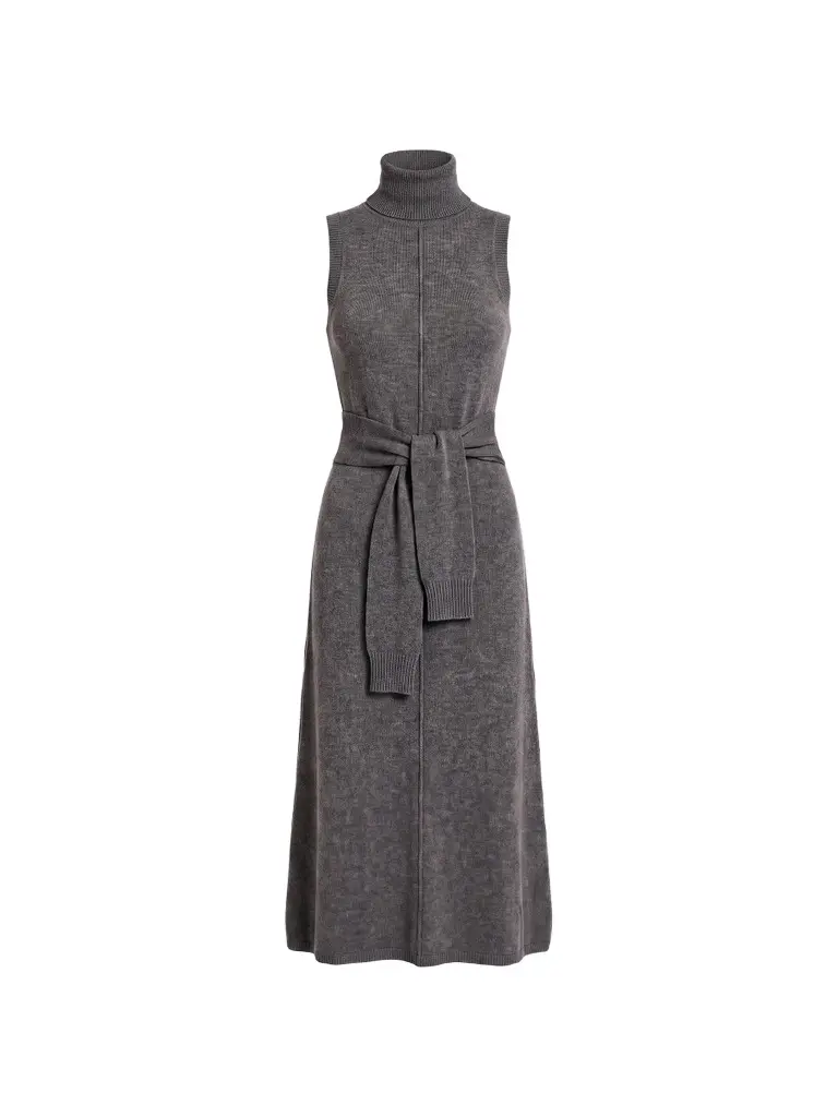Nicholas the Label Women's Zinnia Wool Tie-Waist Midi Dress