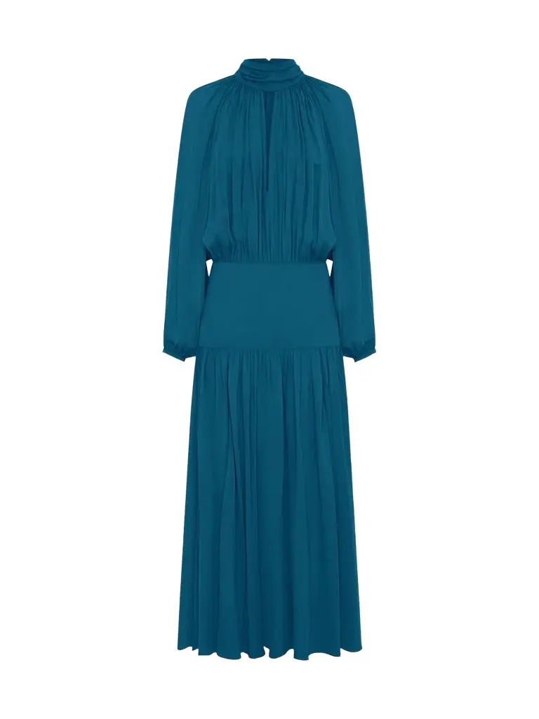 Nicholas the Label Women's Aneta Gathered Georgette Maxi Dress