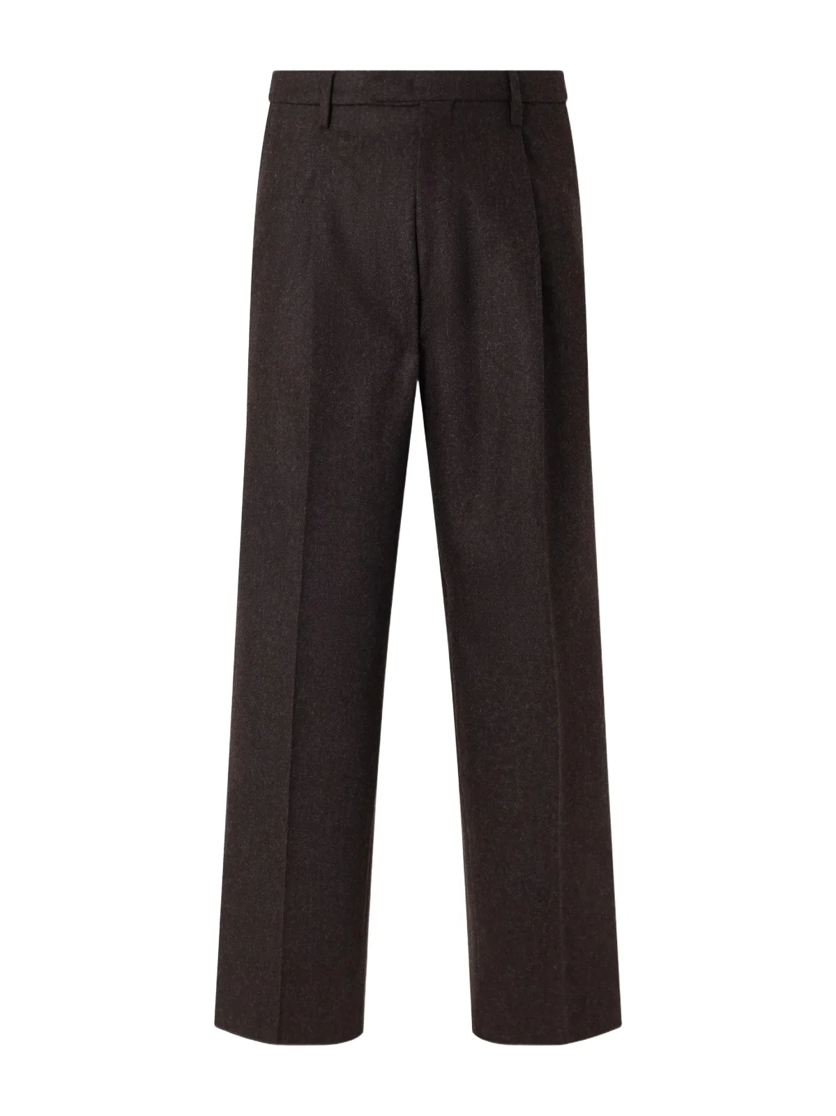 Straight-Leg Pleated Virgin Wool-Flannel Suit Trousers - Men Straight-Leg Pleated Virgin Wool-Flannel Suit Trousers - Men