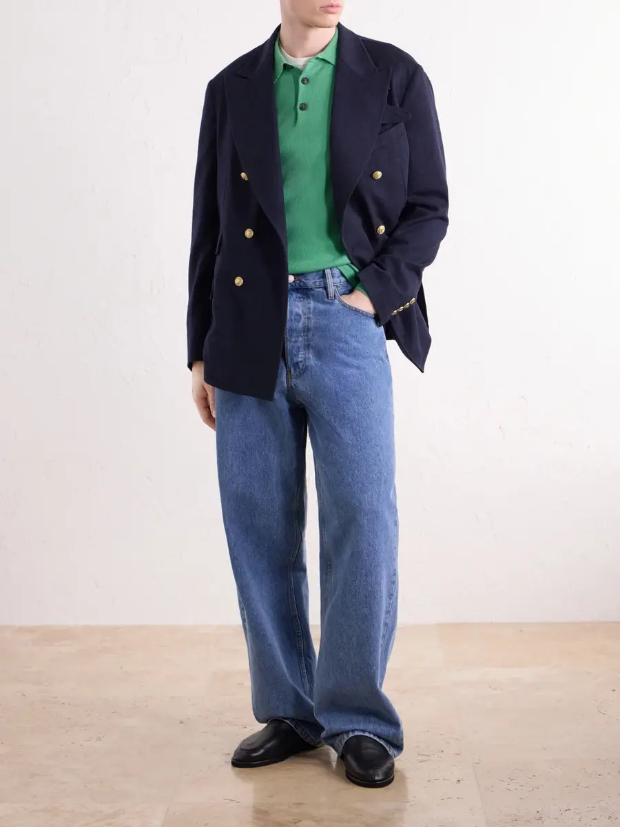 Paul Smith Cashmere Polo Sweater - Men | Thumbnail 2 Paul Smith Cashmere Polo Sweater - Men | Thumbnail 2