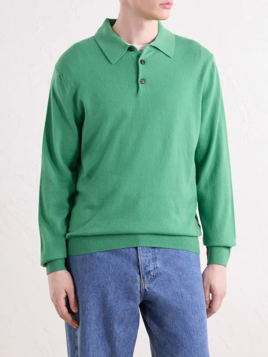 Paul Smith Cashmere Polo Sweater - Men | Thumbnail 3 Paul Smith Cashmere Polo Sweater - Men | Thumbnail 3