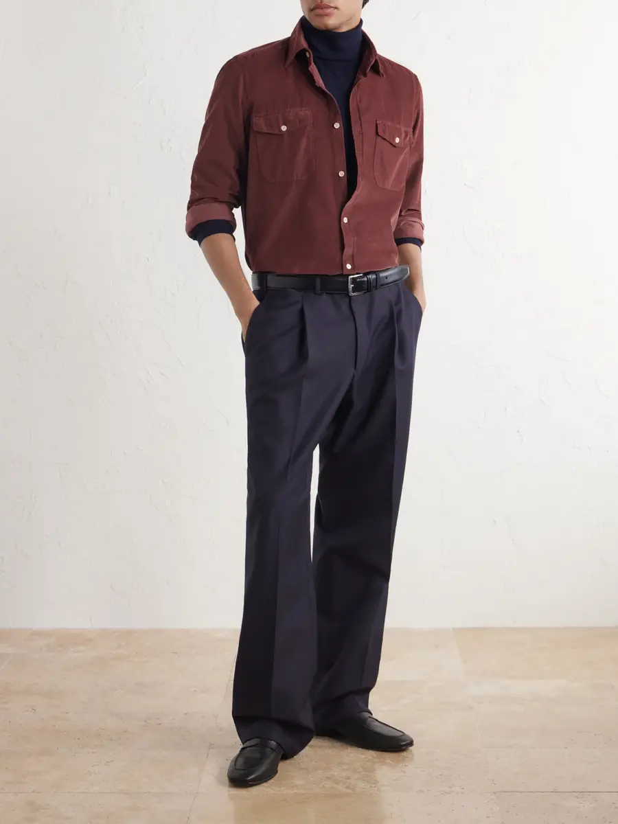 Boglioli Cotton-Corduroy Shirt - Men | Thumbnail 2 Boglioli Cotton-Corduroy Shirt - Men | Thumbnail 2