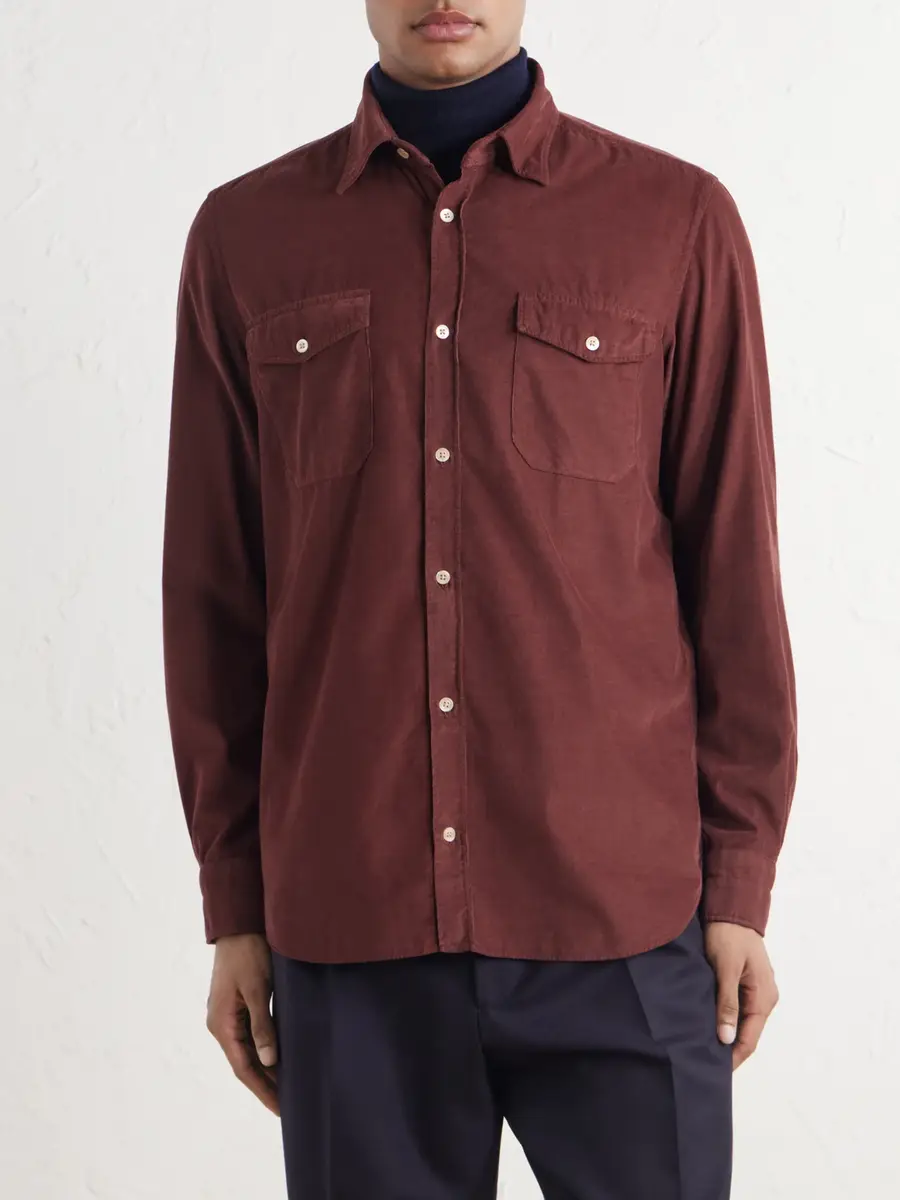 Boglioli Cotton-Corduroy Shirt - Men | Thumbnail 3 Boglioli Cotton-Corduroy Shirt - Men | Thumbnail 3