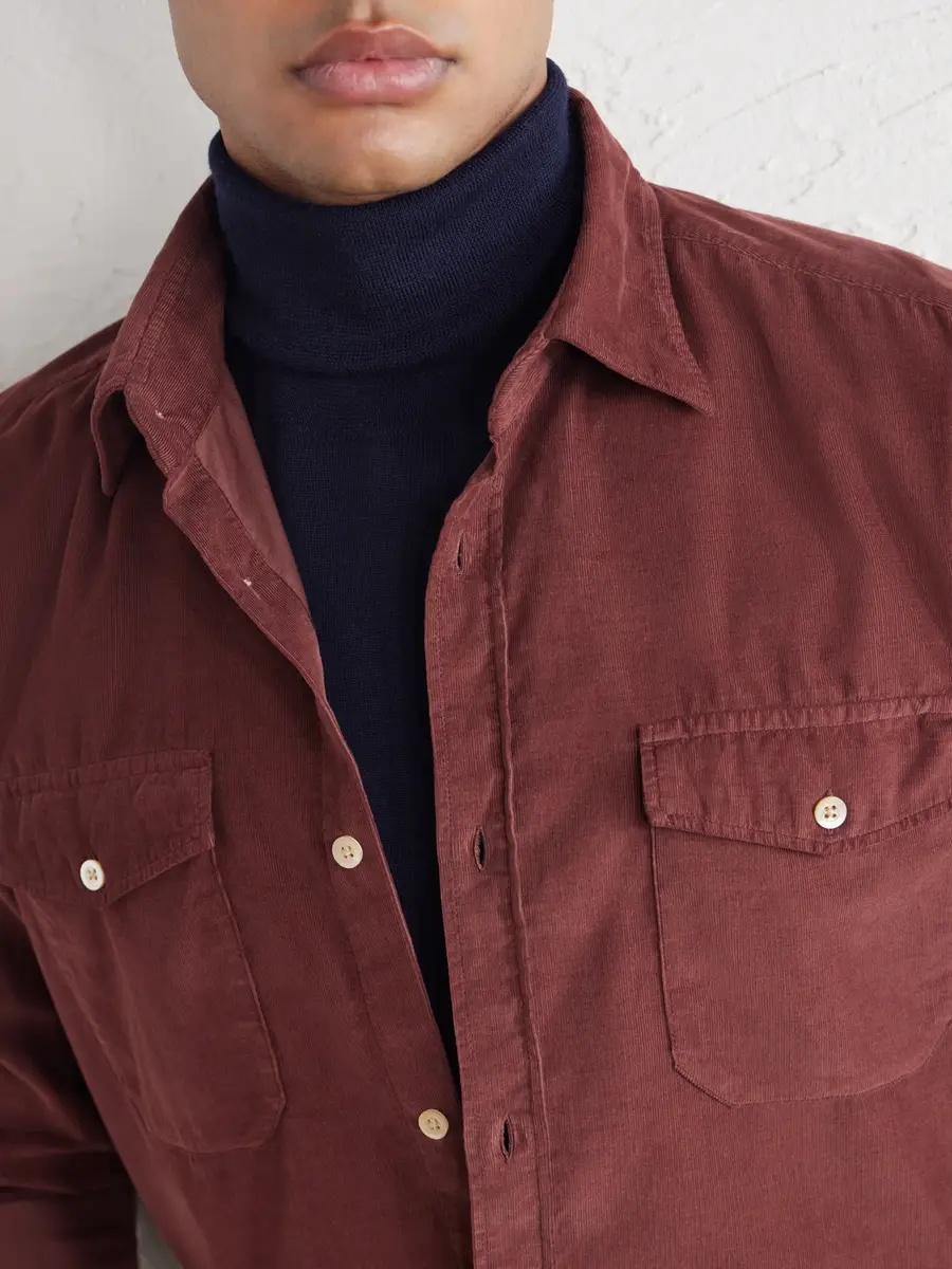 Boglioli Cotton-Corduroy Shirt - Men | Thumbnail 5 Boglioli Cotton-Corduroy Shirt - Men | Thumbnail 5