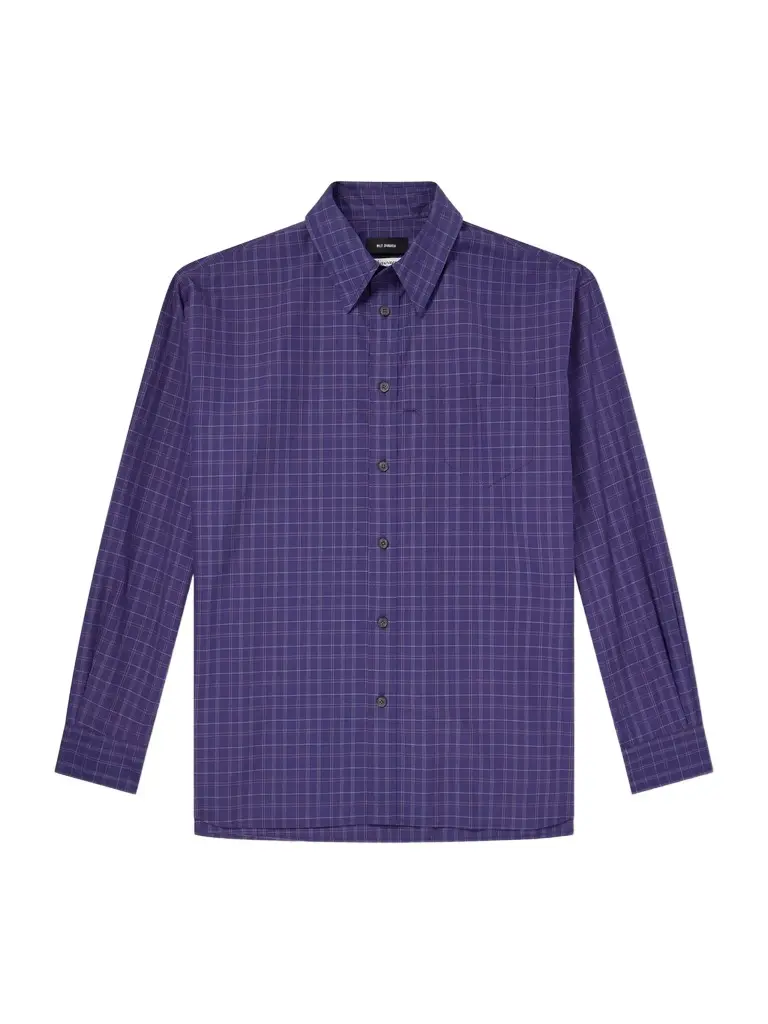 Veterano Checked Cotton-Poplin Shirt - Men Veterano Checked Cotton-Poplin Shirt - Men