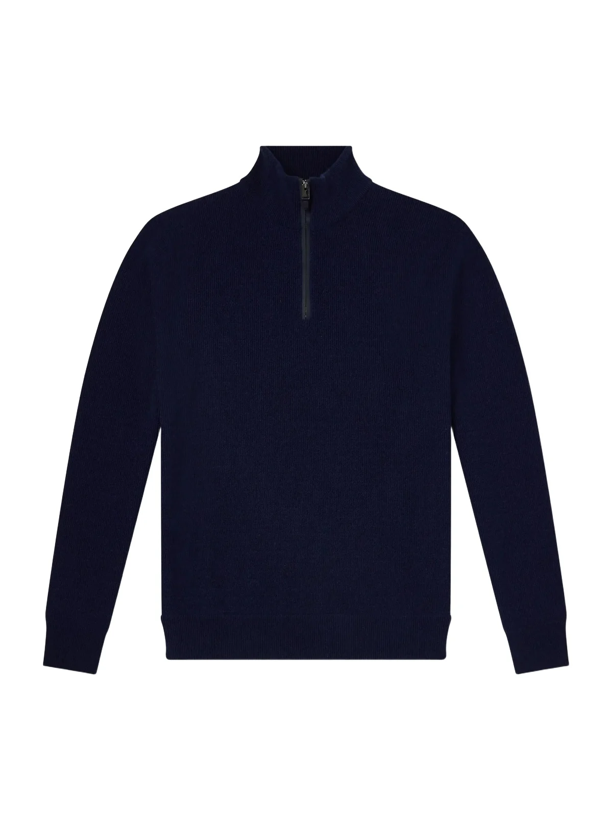 Ribbed Wool and Cashmere-Blend Half-Zip Sweater - Men Ribbed Wool and Cashmere-Blend Half-Zip Sweater - Men