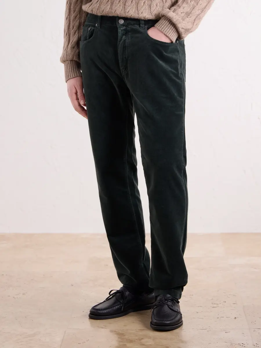 Massimo Alba Straight-Leg Cotton-Velvet Trousers - Men | Thumbnail 3 Massimo Alba Straight-Leg Cotton-Velvet Trousers - Men | Thumbnail 3