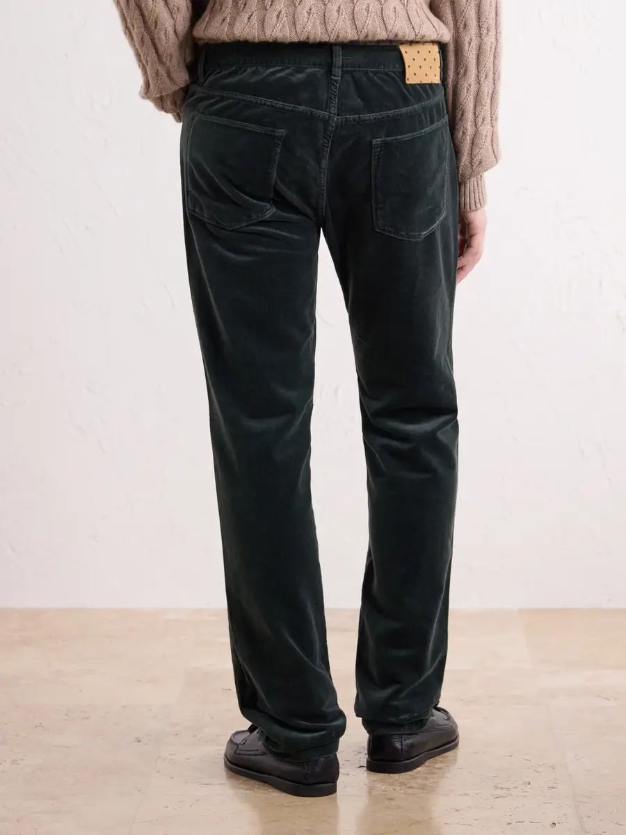 Massimo Alba Straight-Leg Cotton-Velvet Trousers - Men | Thumbnail 4 Massimo Alba Straight-Leg Cotton-Velvet Trousers - Men | Thumbnail 4