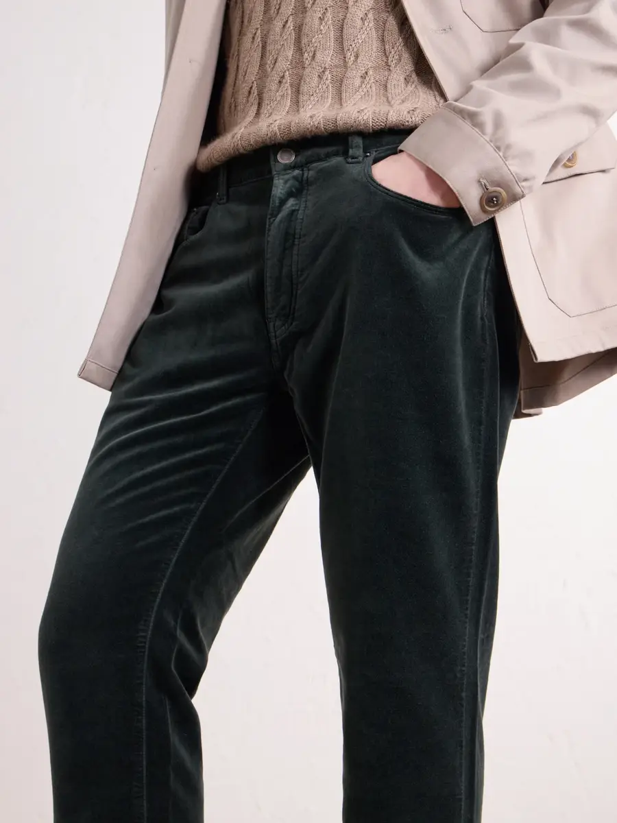 Massimo Alba Straight-Leg Cotton-Velvet Trousers - Men | Thumbnail 5 Massimo Alba Straight-Leg Cotton-Velvet Trousers - Men | Thumbnail 5